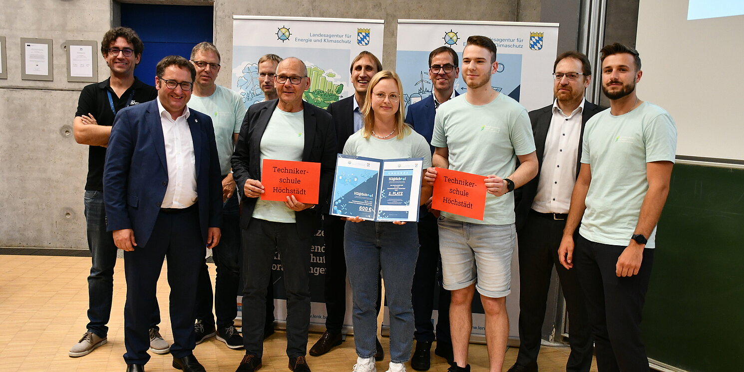 Gruppenfoto der Zweitplatzierten.